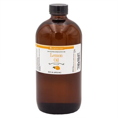 LorAnn Lemon Oil Natural | Food Grade Essential Oil | 1 oz, 16 oz | Canada