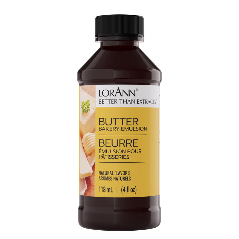 Natural Butter Bakery Emulsion - 4 oz. - 16 oz. - 1 Gallon - 5 Gallons - Bakery Emulsions Canada - Ships Free Within Canada on Orders Above CAD $199