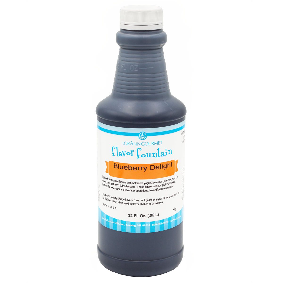Blueberry Delight Flavor - 4 oz. - 32 oz. - Ice Cream and Beverage Flavors - LorAnn Oils - Canadian Distribution - Ships Free Within Canada on Orders Above CAD $199