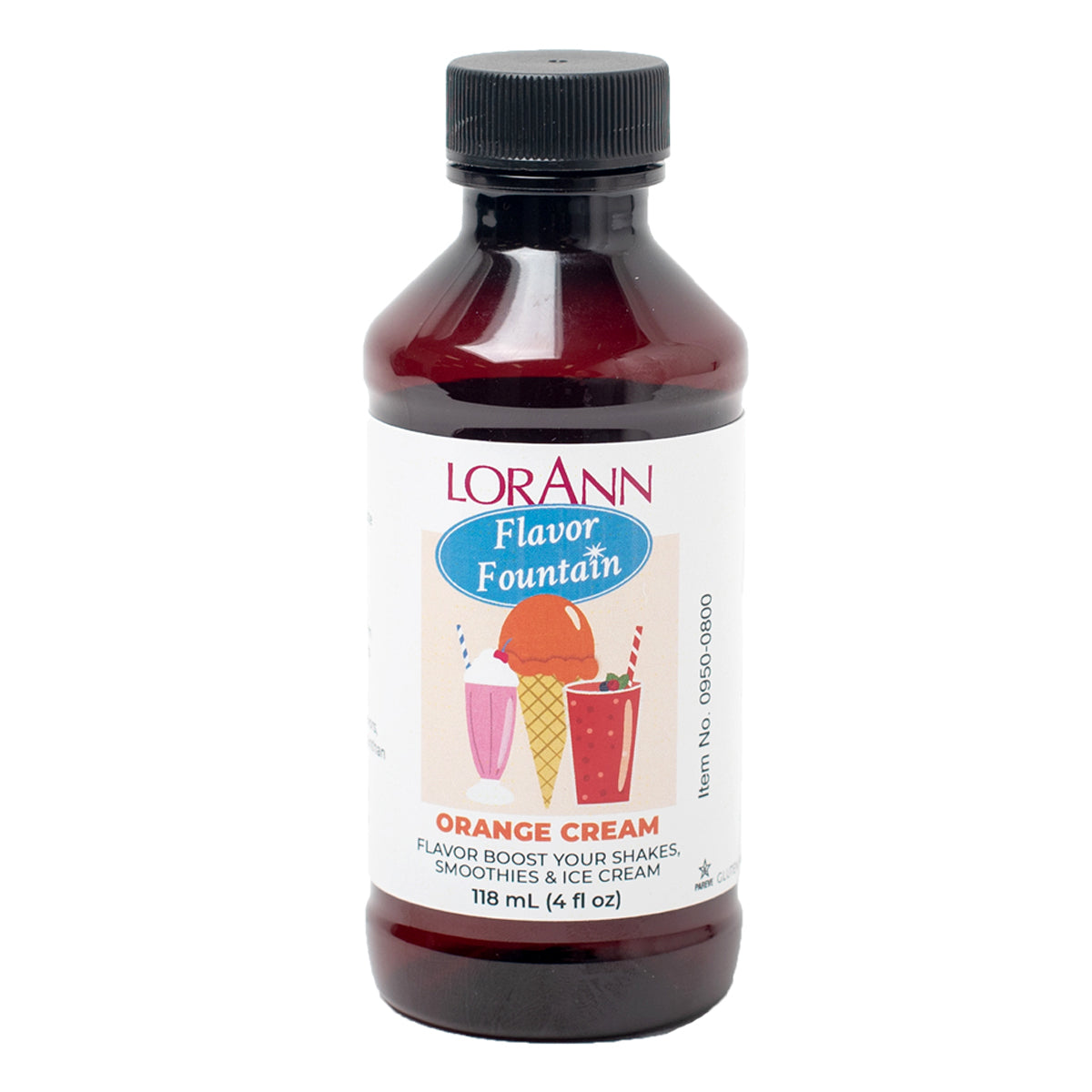Orange Cream (also known as Dreamsicle or Creamsicle) Flavor - 4 oz. - 32 oz. - Ice Cream and Beverage Flavors - LorAnn Oils - Canadian Distribution - Ships Free Within Canada on Orders Above CAD $199