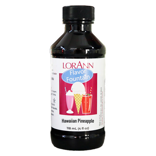 Hawaiian Pineapple Flavor - 4 oz. - 32 oz. - Ice Cream and Beverage Flavors - LorAnn Oils - Canadian Distribution - Ships Free Within Canada on Orders Above CAD $199