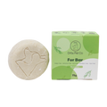 Drby Pet Co Fur Bar three-scent box set back label — directions for use and product description on lavender, rosemary, and unscented boxes stacked on white background