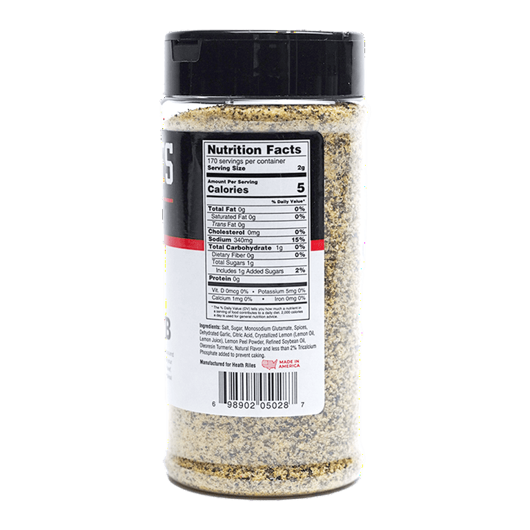 Heath Riles Simple Citrus Barbecue Rub, 12 oz