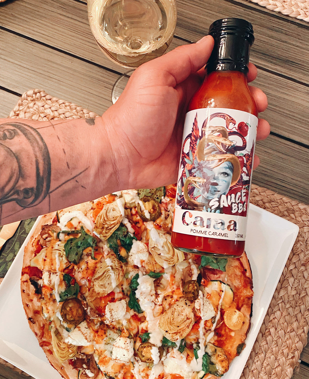 Apple Caramel BBQ Sauce - Caraa