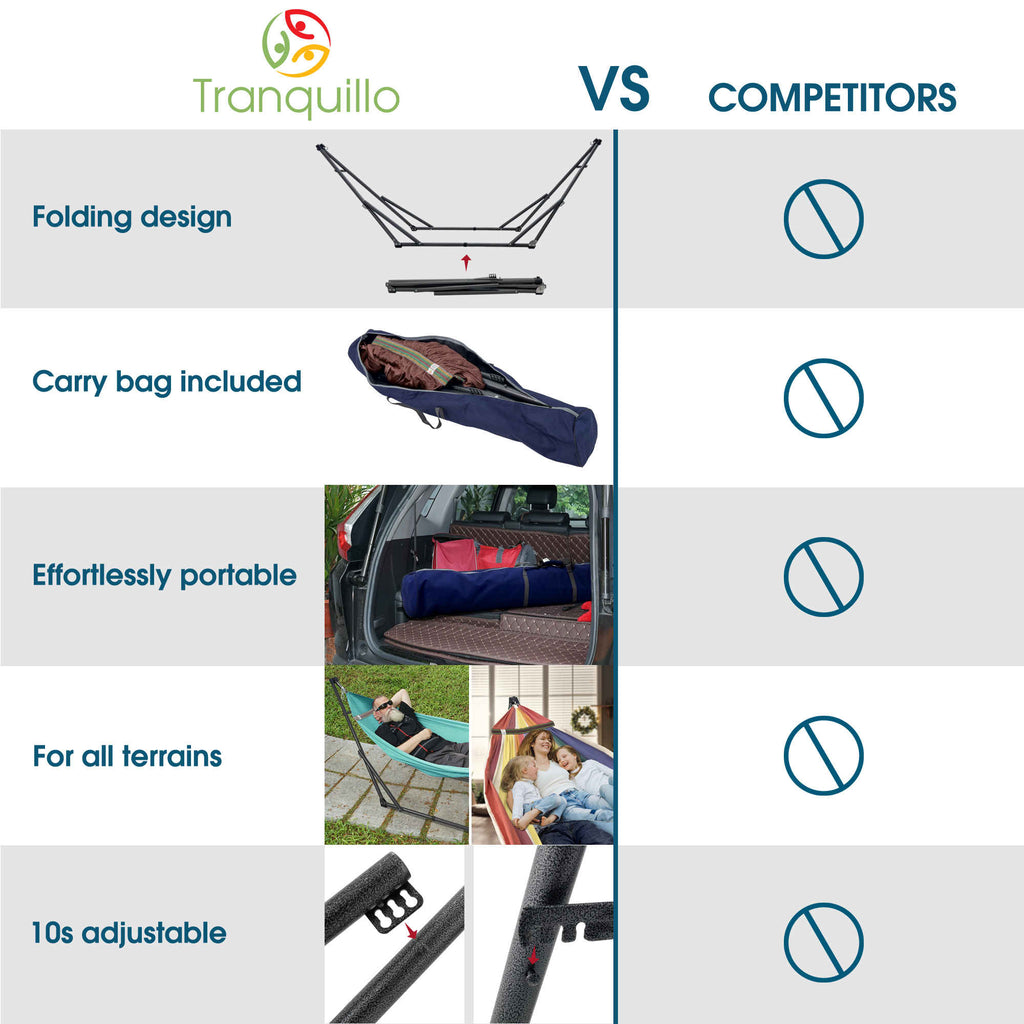 Original Collapsible Hammock with Stand