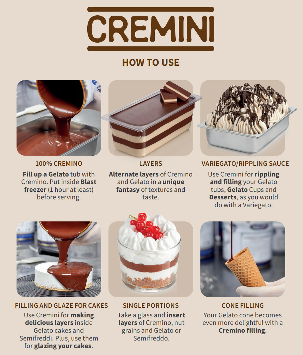 Caramel Spreadable Filling Cream - Cremino Caramel - 5 KG Bucket - Rubicone Canada - Ships Free Within Canada on Orders Above CAD $199