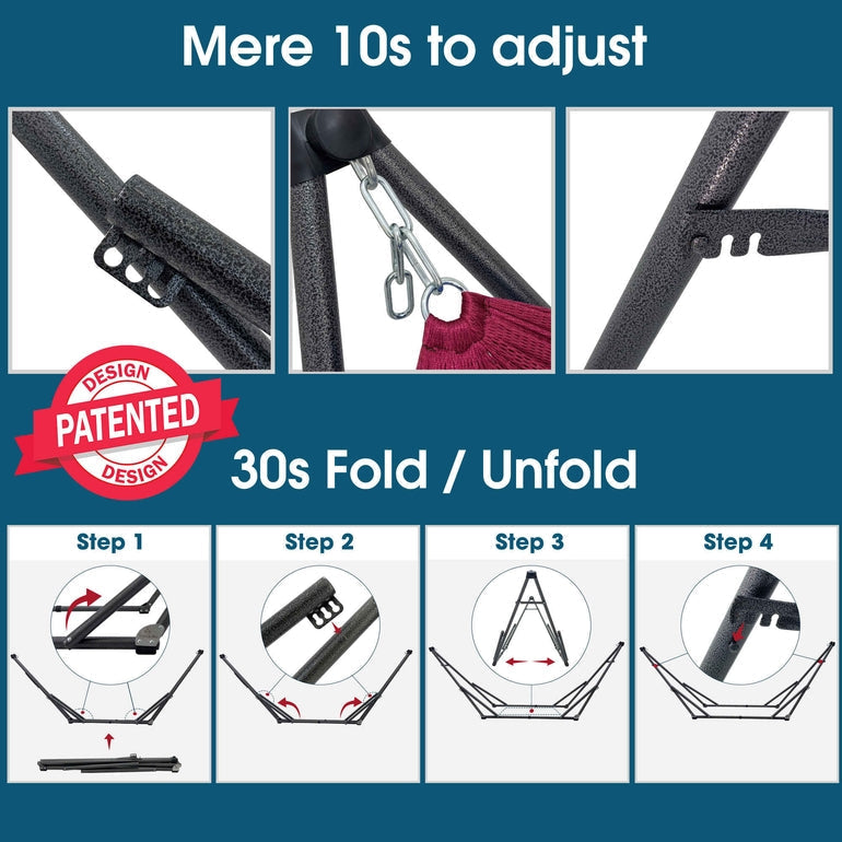 Original Collapsible Hammock with Stand