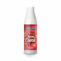 Strawberry Topping with Pieces - 1 KG Squeeze Bottle - Strawberry Crock Topping - Rubicone Canada - Ships Free Within Canada on Orders Above CAD $199