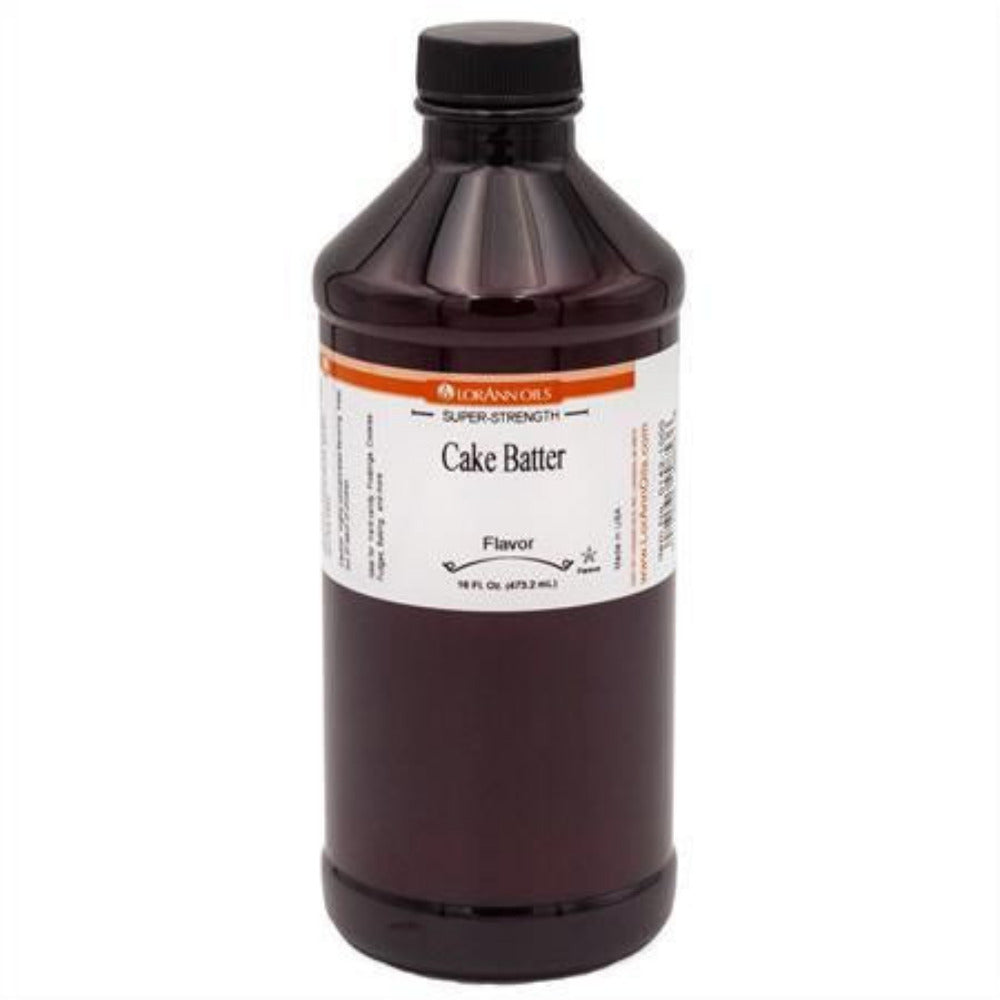 LorAnn Cake Batter Super Strength Flavoring | Kosher Vegan Sugar-Free Nut-Free