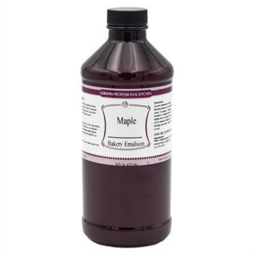 LorAnn Maple Bakery Emulsion | Water-Based | Won't Bake Out | Kosher Gluten-Free