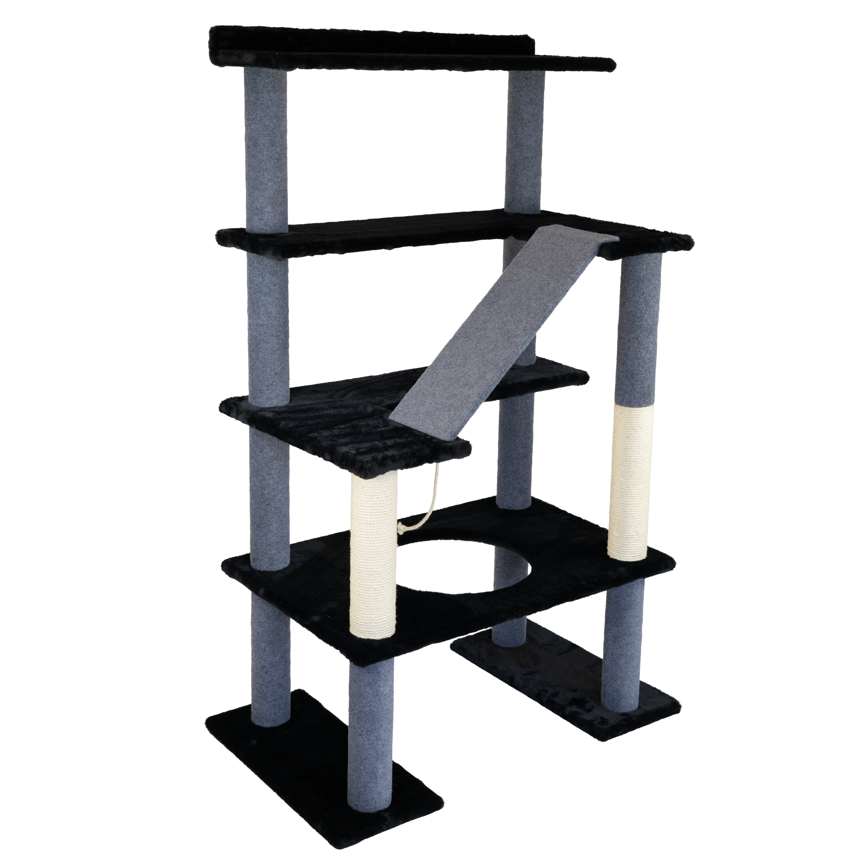 Maine Coon 65" Cat Tower - 5-Level Cat Tree