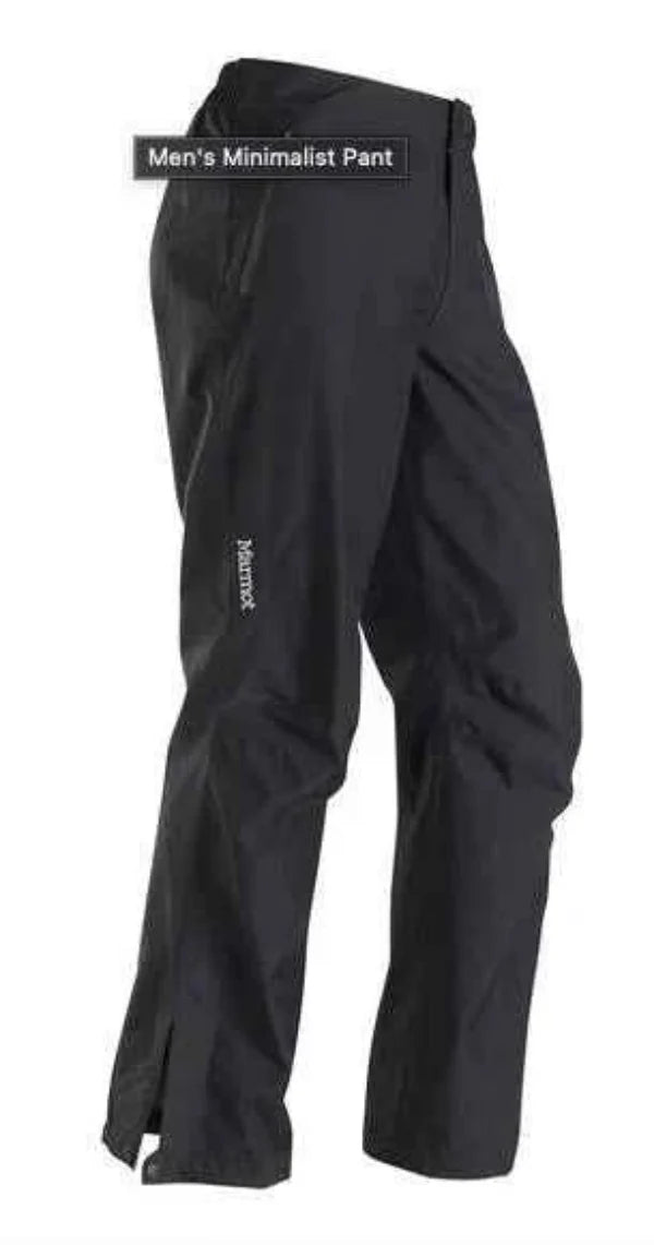 Marmot Men's Minimalist Gore-Tex Rain Pants with Ankle-Zip XXL