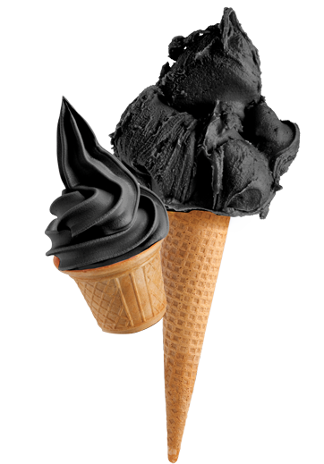 Vegan Black Hawaii Ready Base for Gelato & Soft Serve - Case of 8 x 1.45 KG bags - Rubicone Canada - Ships Free Within Canada on Orders Above CAD $199