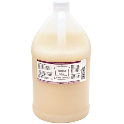 Pumpkin Spice Bakery Emulsion - 4 oz. - 16 oz. - 1 Gallon - 5 Gallons - Bakery Emulsions Canada - Ships Free Within Canada on Orders Above CAD $199
