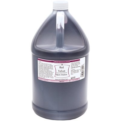 Red Velvet Bakery Emulsion - 4 oz. - 16 oz. - 1 Gallon - 5 Gallons - Bakery Emulsions Canada - Ships Free Within Canada on Orders Above CAD $199