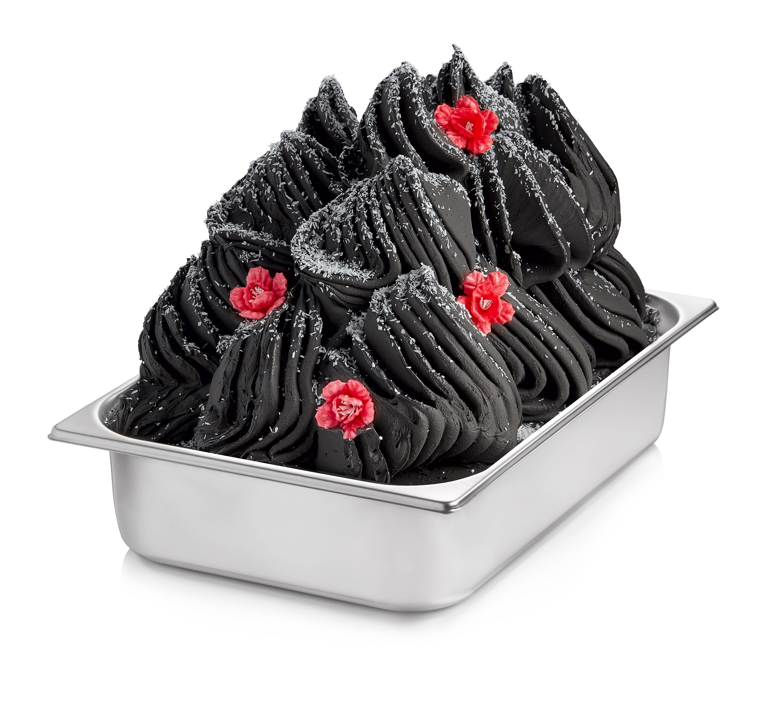 Vegan Black Hawaii Ready Base for Gelato & Soft Serve - Case of 8 x 1.45 KG bags - Rubicone Canada - Ships Free Within Canada on Orders Above CAD $199