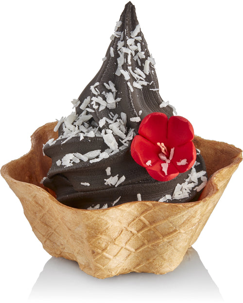 Black Hawaii Ready Base for Gelato & Soft Serve - Case of 8 x 1.45 KG bags - Rubicone Canada - Ships Free Within Canada on Orders Above CAD $199