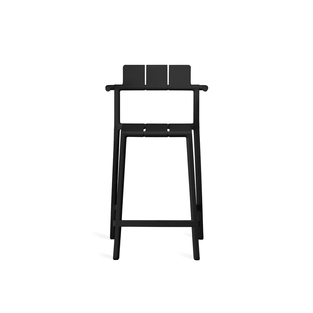 Yard Counter Stool with Arms<br> Indoor & Outdoor Use
