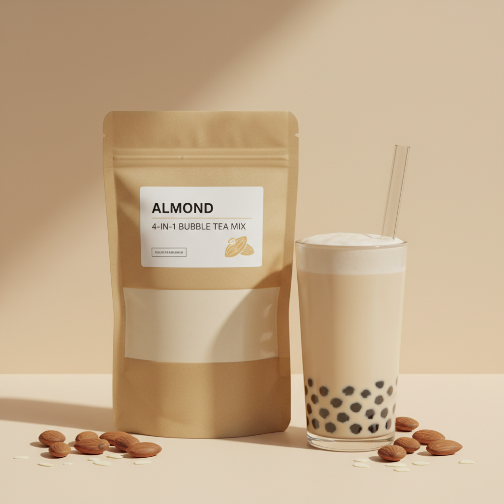 Almond Bubble Tea Hero