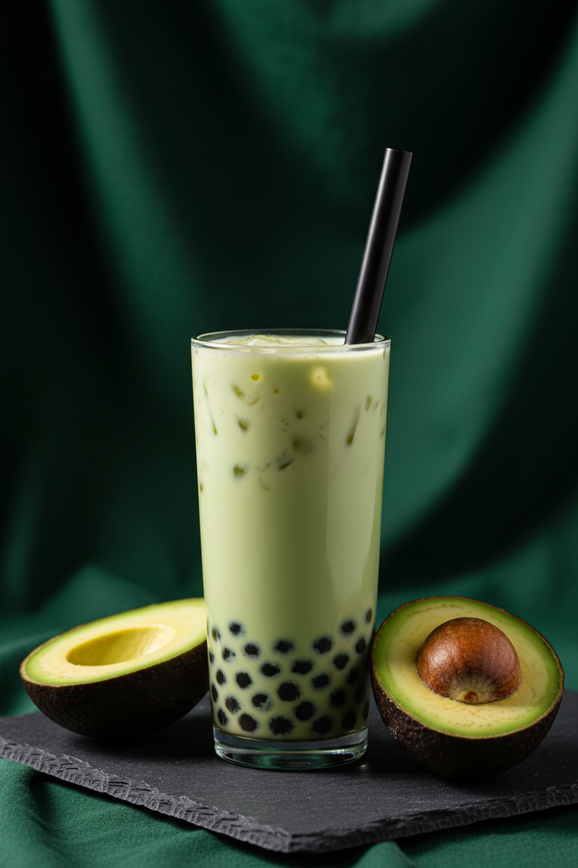 Avocado Bubble Tea Hero