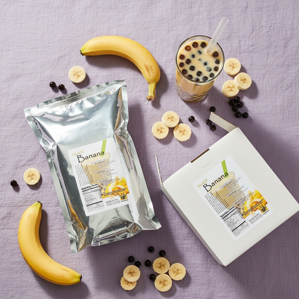 Banana Flat Lay - Bag & Case