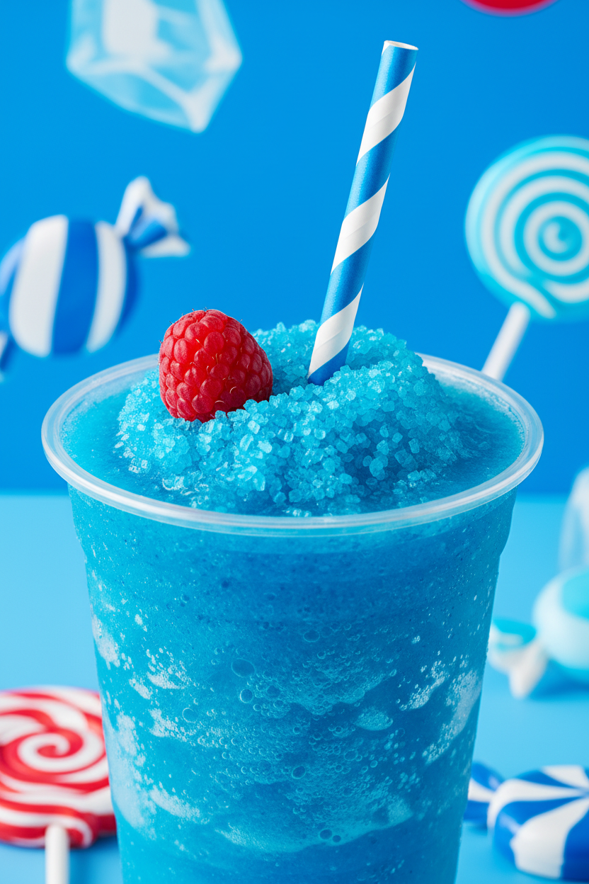 Blue Raspberry Slushie