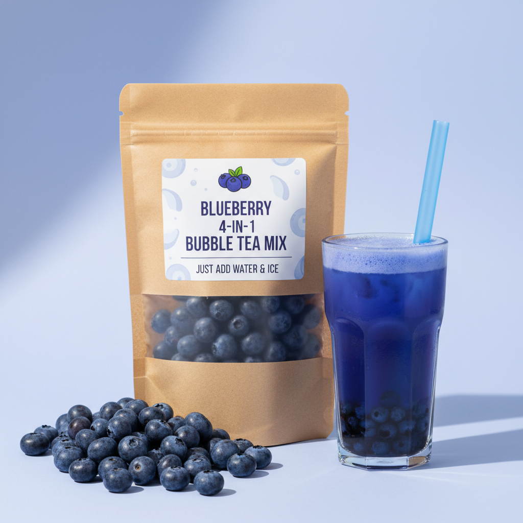 Blueberry Bubble Tea Hero