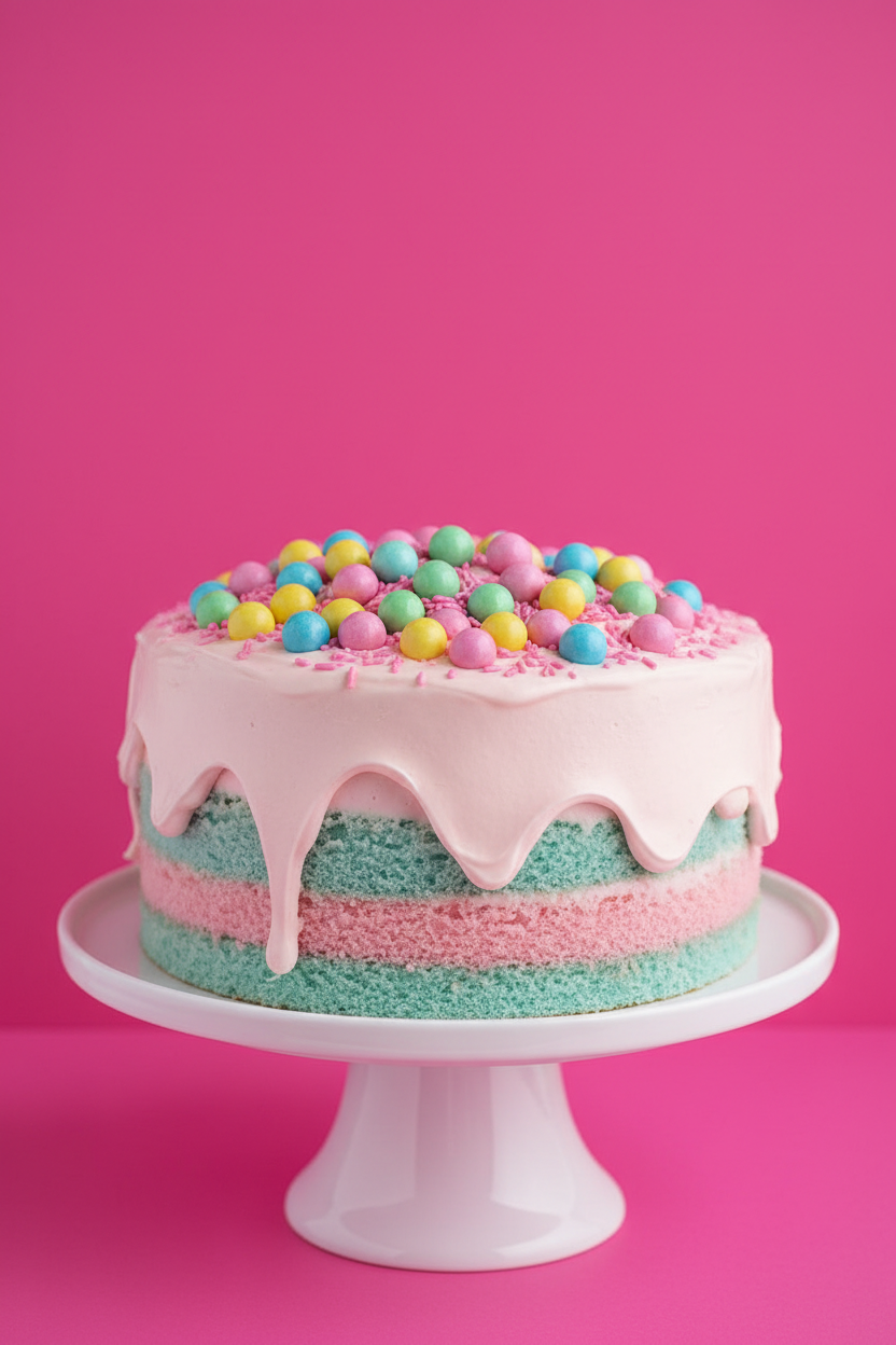Bubble Gum Cake