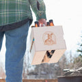 6-Pack - D-Boire Wood Crate for Bottles and Cans