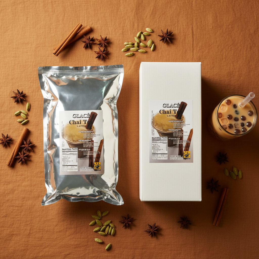 Chai Flat Lay - Bag & Case