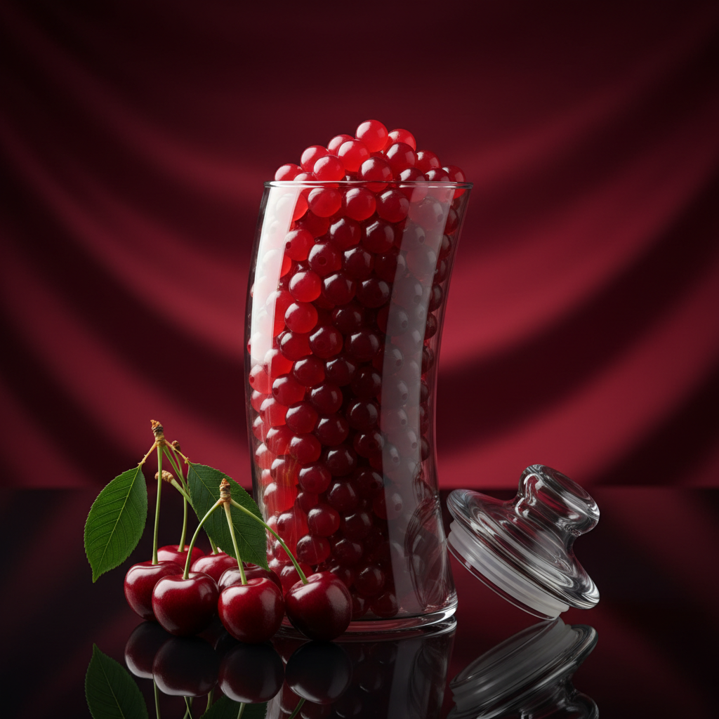 Cherry Boba Classy Jar