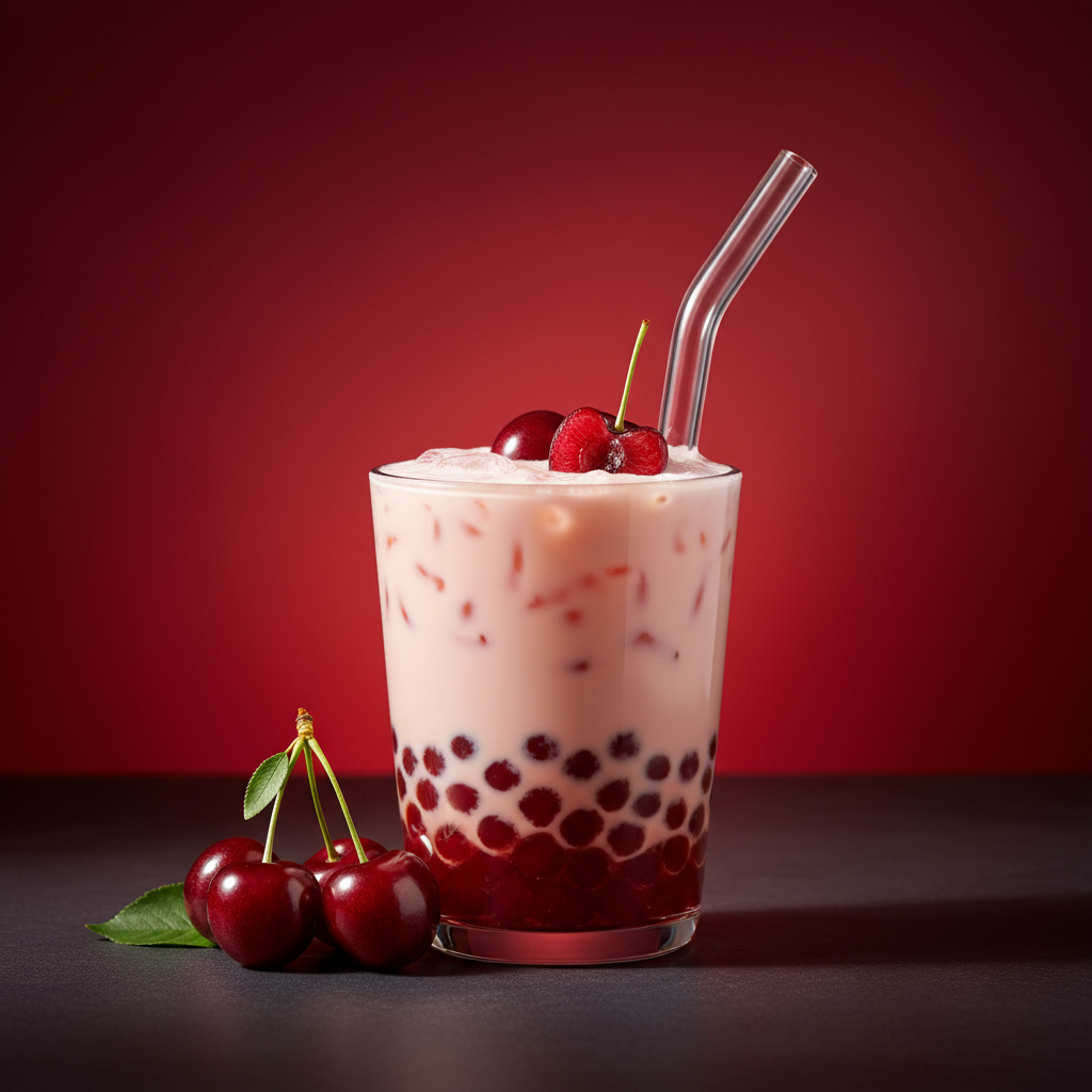 Cherry Bubble Tea Lifestyle