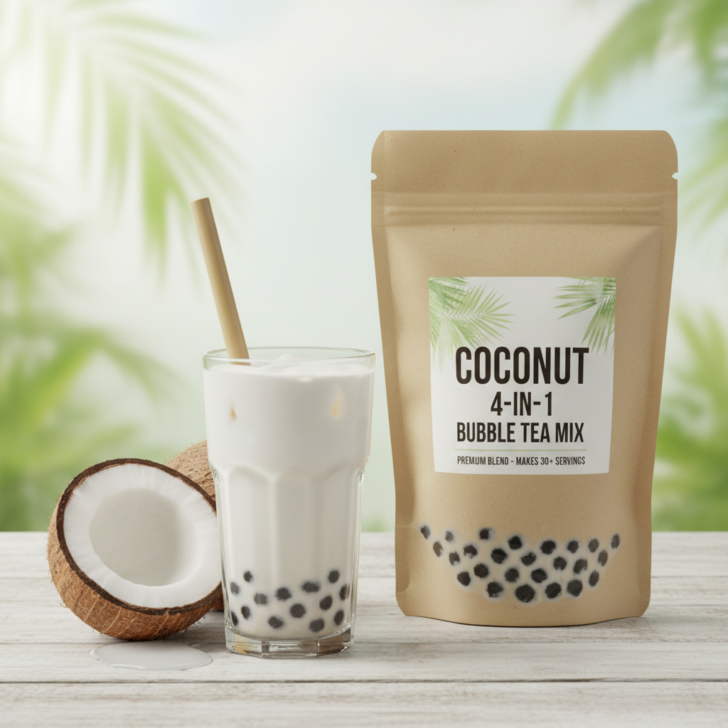 Coconut Bubble Tea Hero