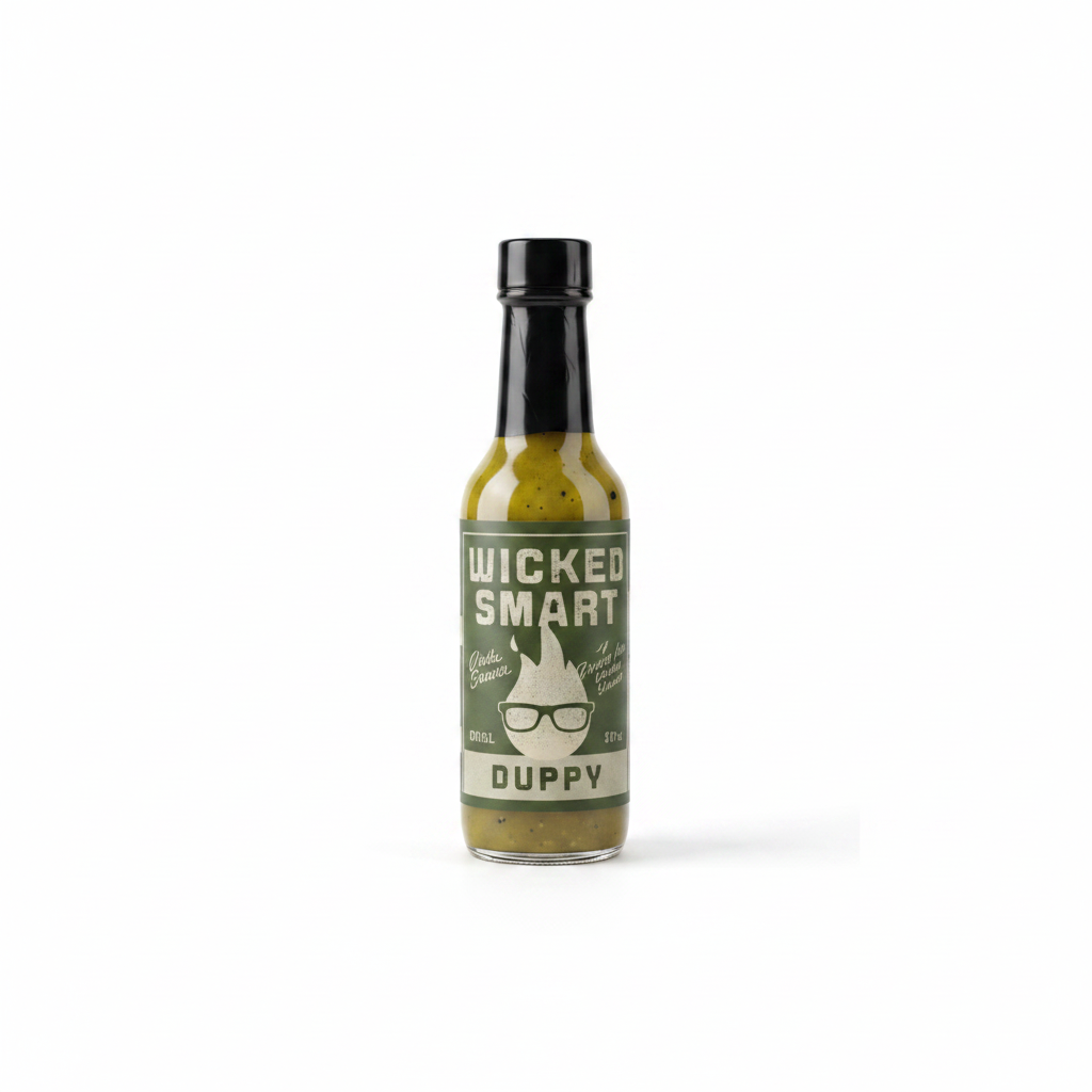 DUPPY – clean white background bottle shot