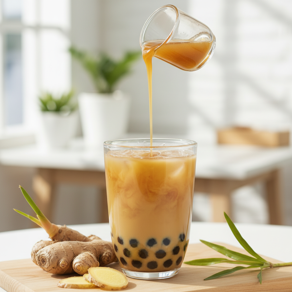Ginger Bubble Tea