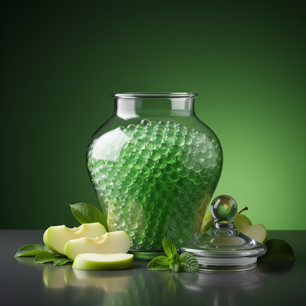 Green Apple Boba Classy Jar