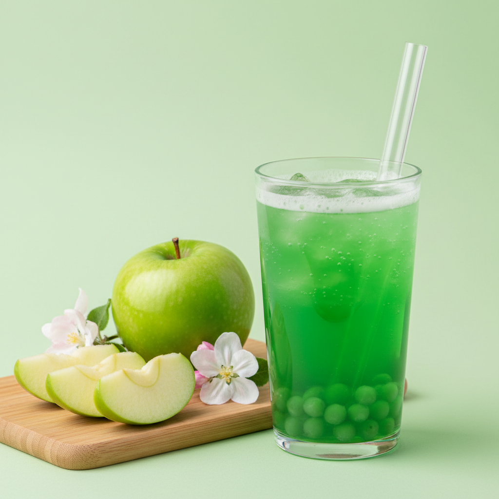 Green Apple Bubble Tea Syrup Product Image