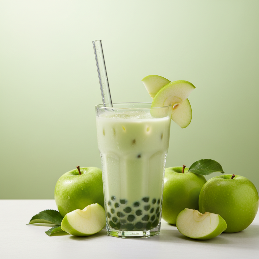 Green Apple Bursting Boba Hero