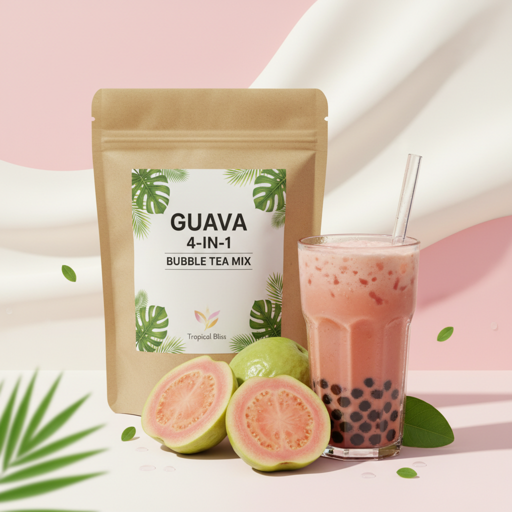 Guava Bubble Tea Hero