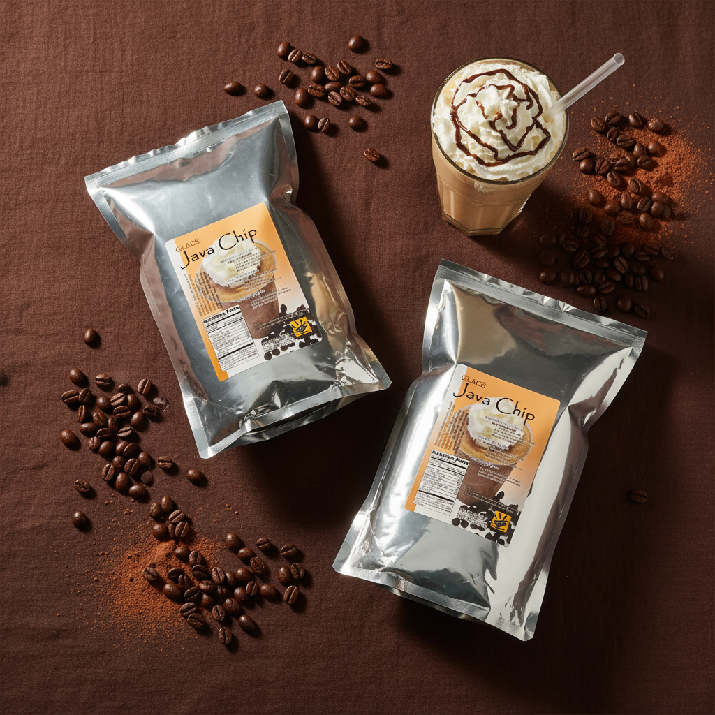 Java Chip Flat Lay - Bag & Case