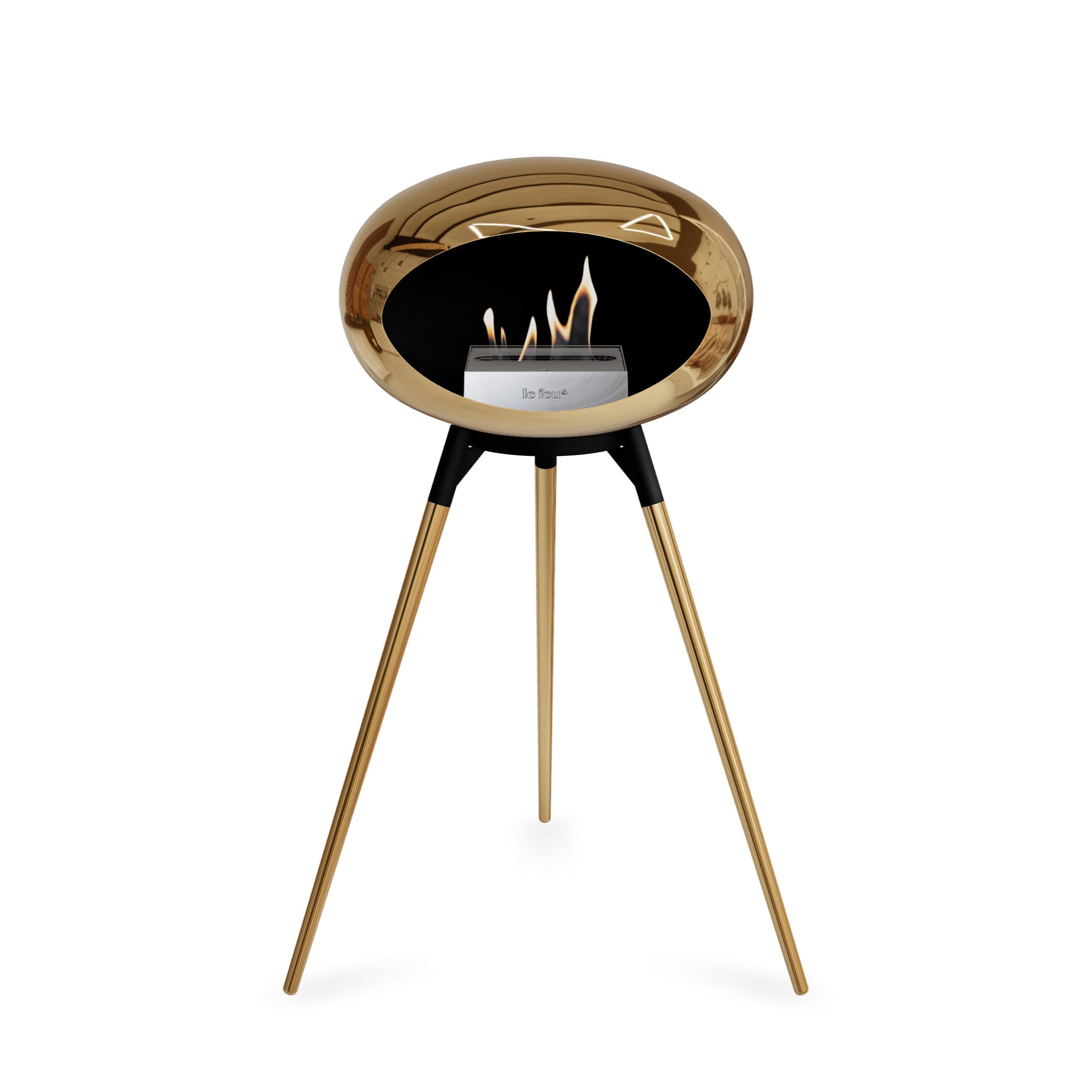 Le Feu Ground High Dome - Chromed Rose Gold