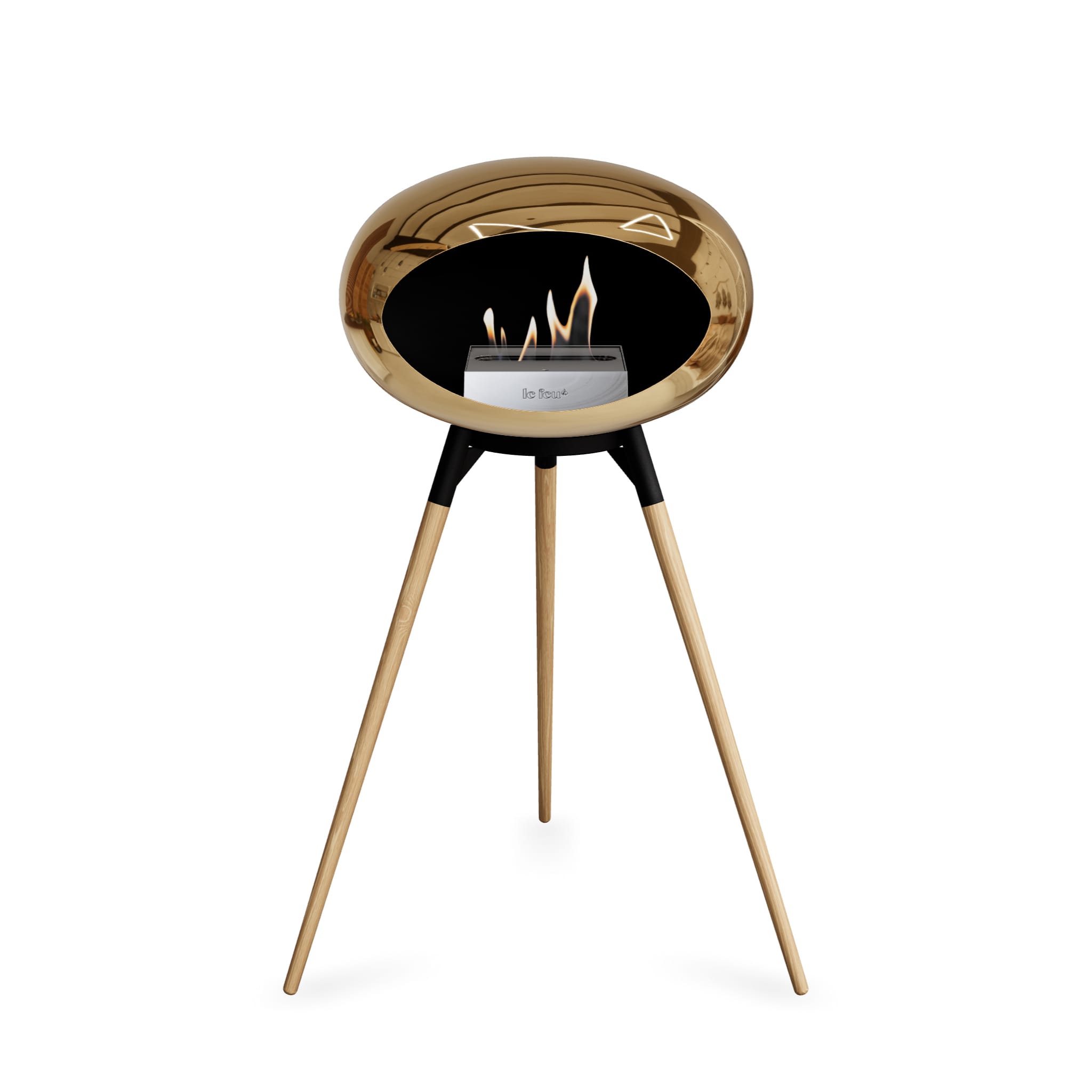 Le Feu Ground High Dome - Chromed Rose Gold