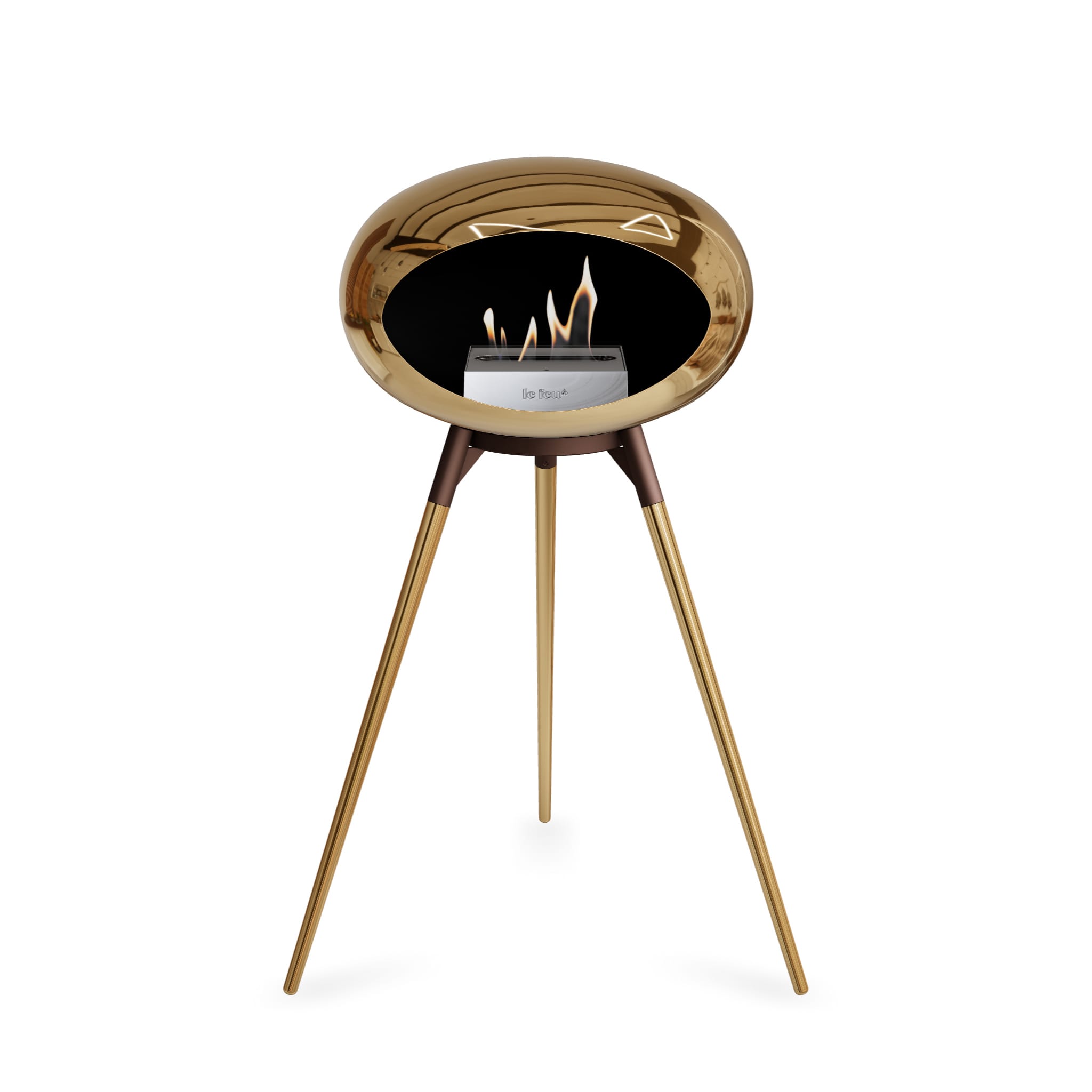 Le Feu Ground High Dome - Chromed Rose Gold
