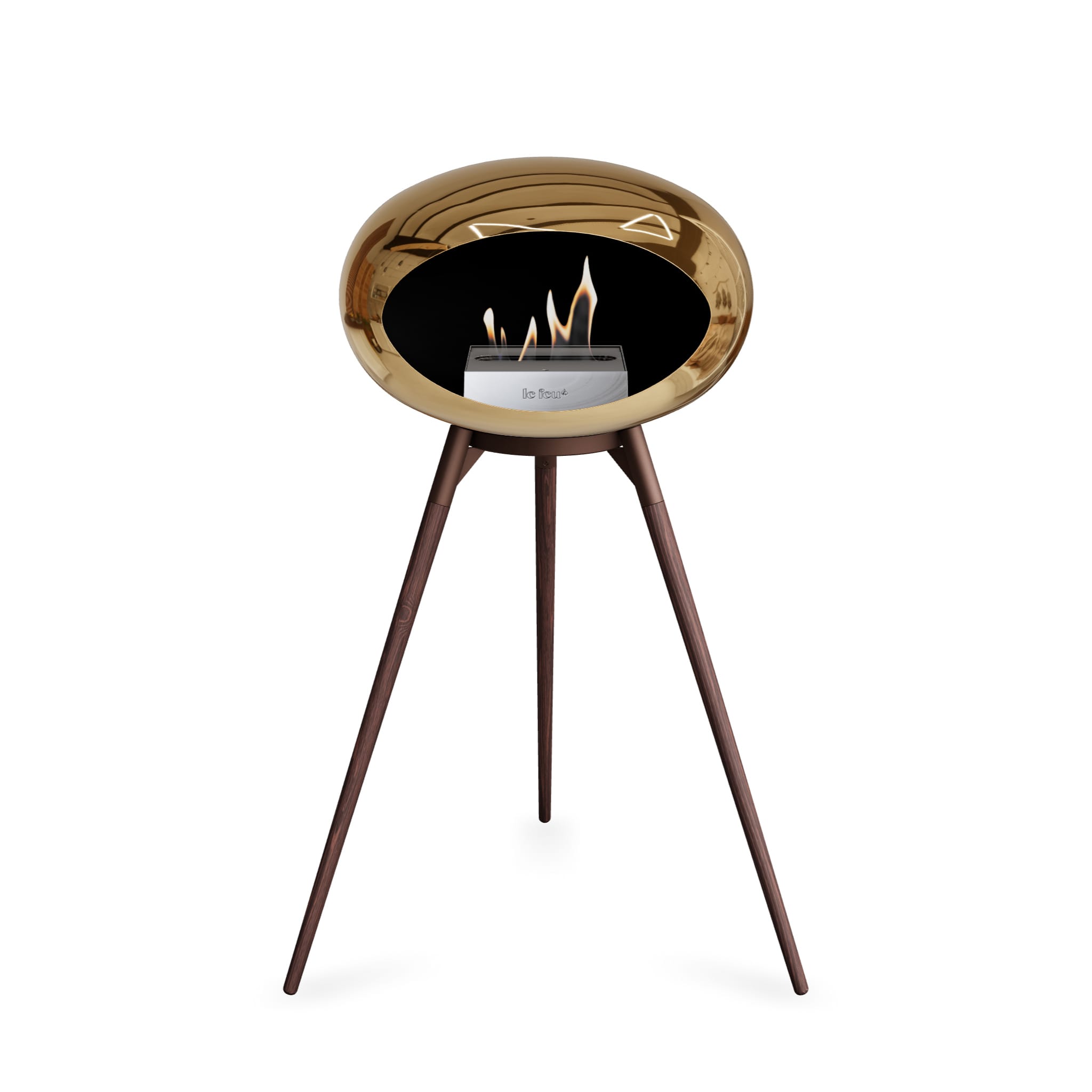 Le Feu Ground High Dome - Chromed Rose Gold