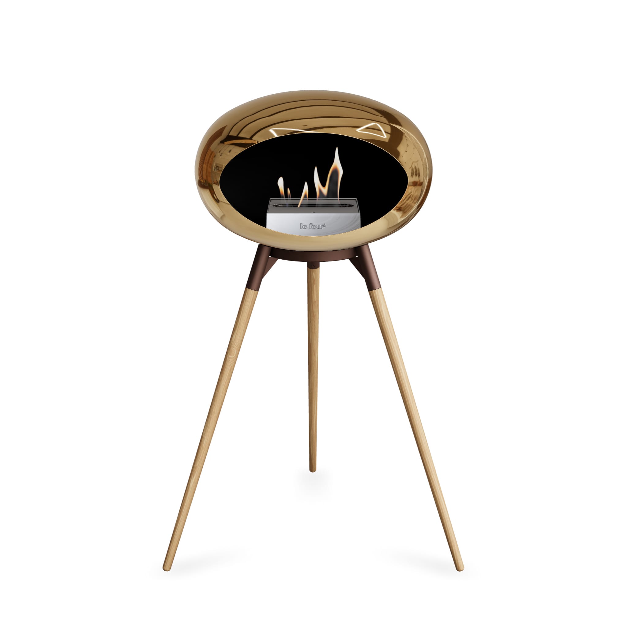 Le Feu Ground High Dome - Chromed Rose Gold