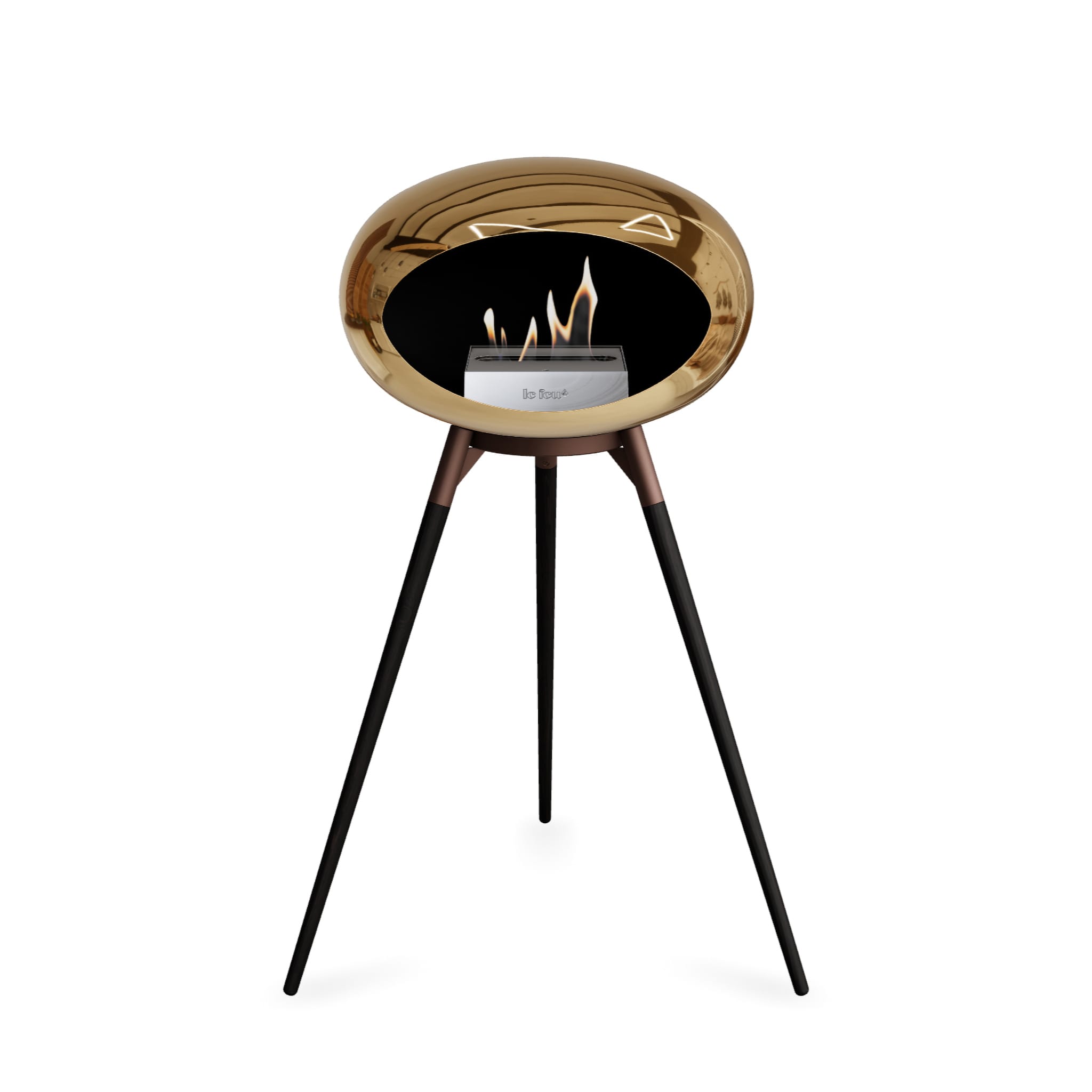 Le Feu Ground High Dome - Chromed Rose Gold