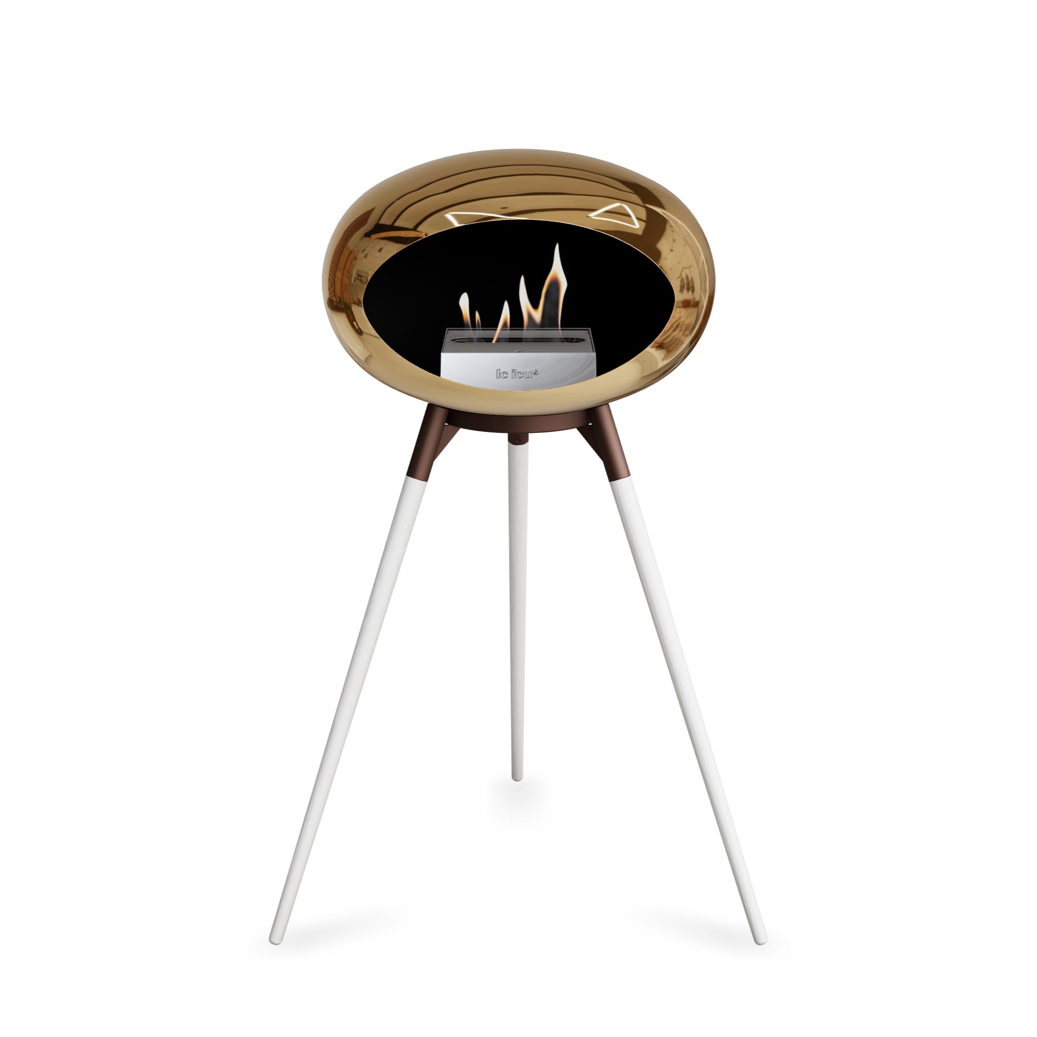 Le Feu Ground High Dome - Chromed Rose Gold