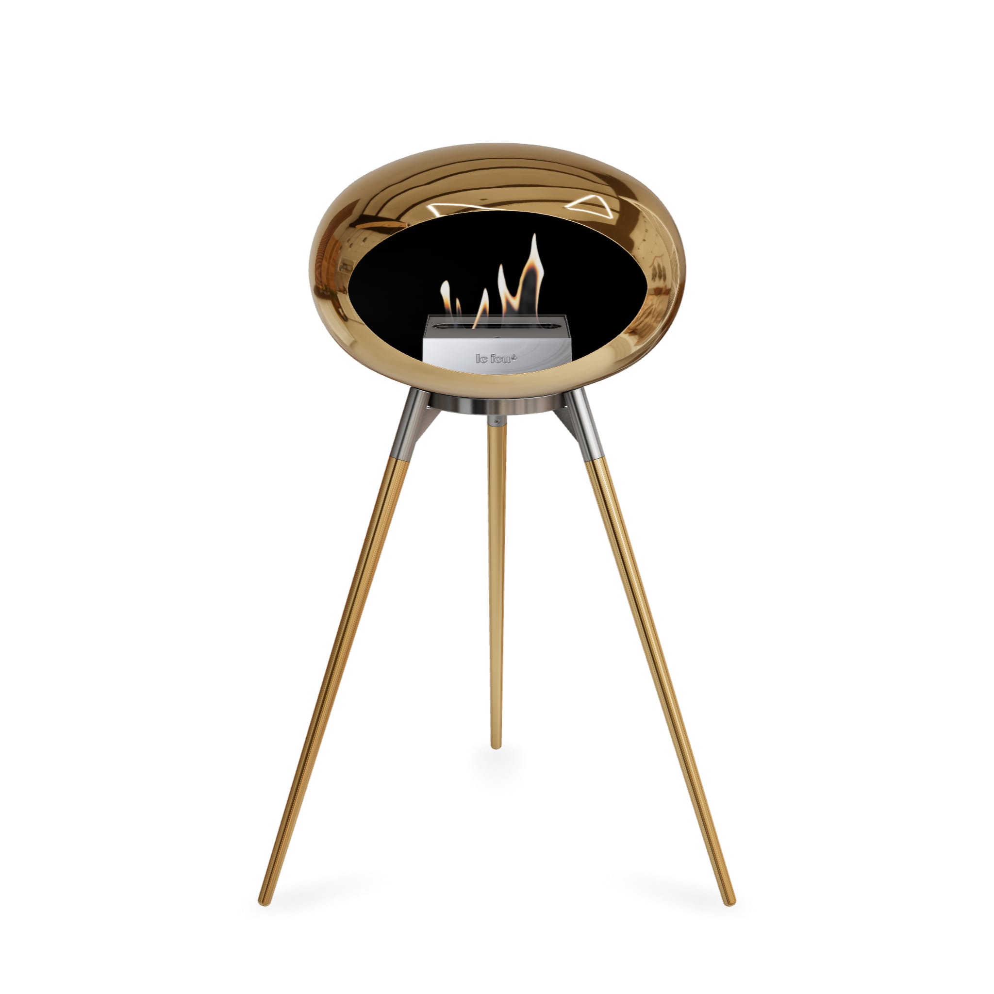 Le Feu Ground High Dome - Chromed Rose Gold