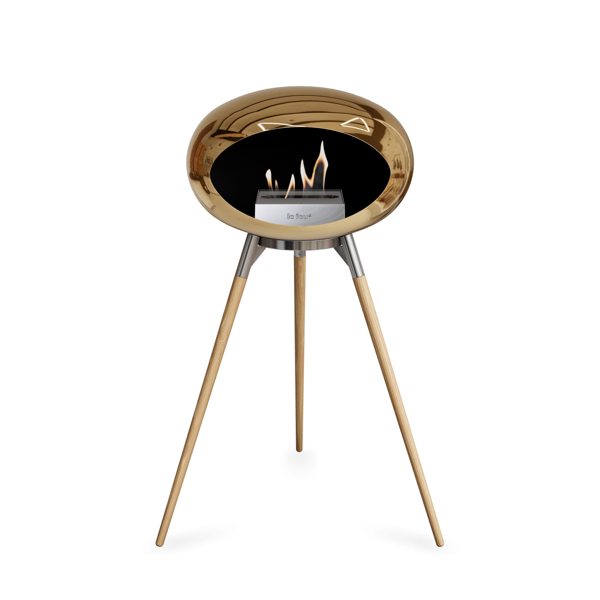 Le Feu Ground High Dome - Chromed Rose Gold