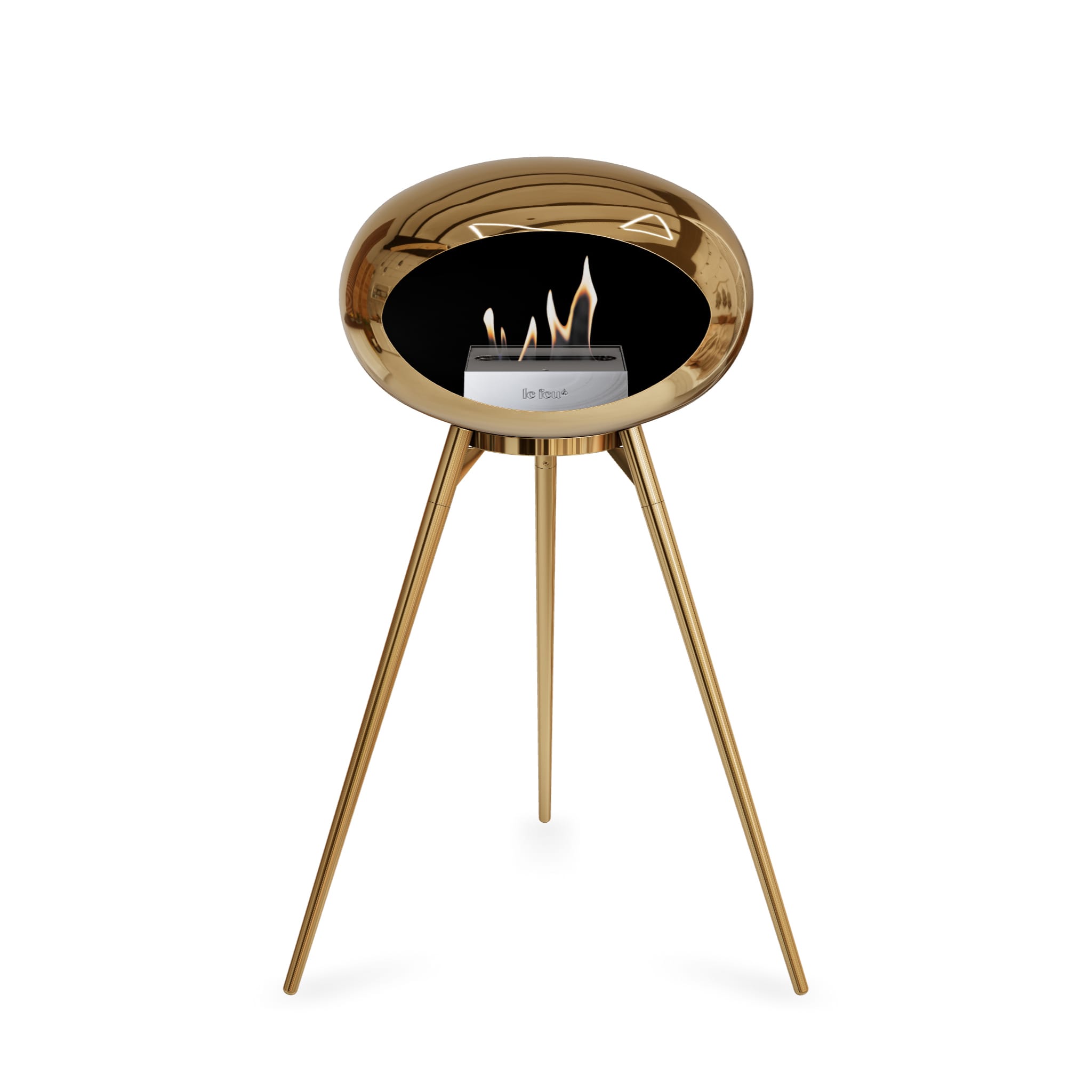 Le Feu Ground High Dome - Chromed Rose Gold